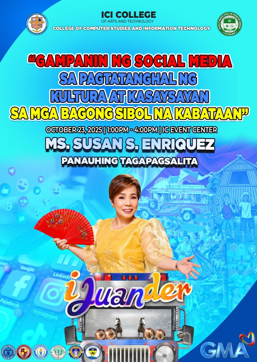 Gampanin Ng Social Media Sa Pagtatanghal Ng Kultura At Kasaysayan Sa Mga Bagong Sibol Na Kabataan