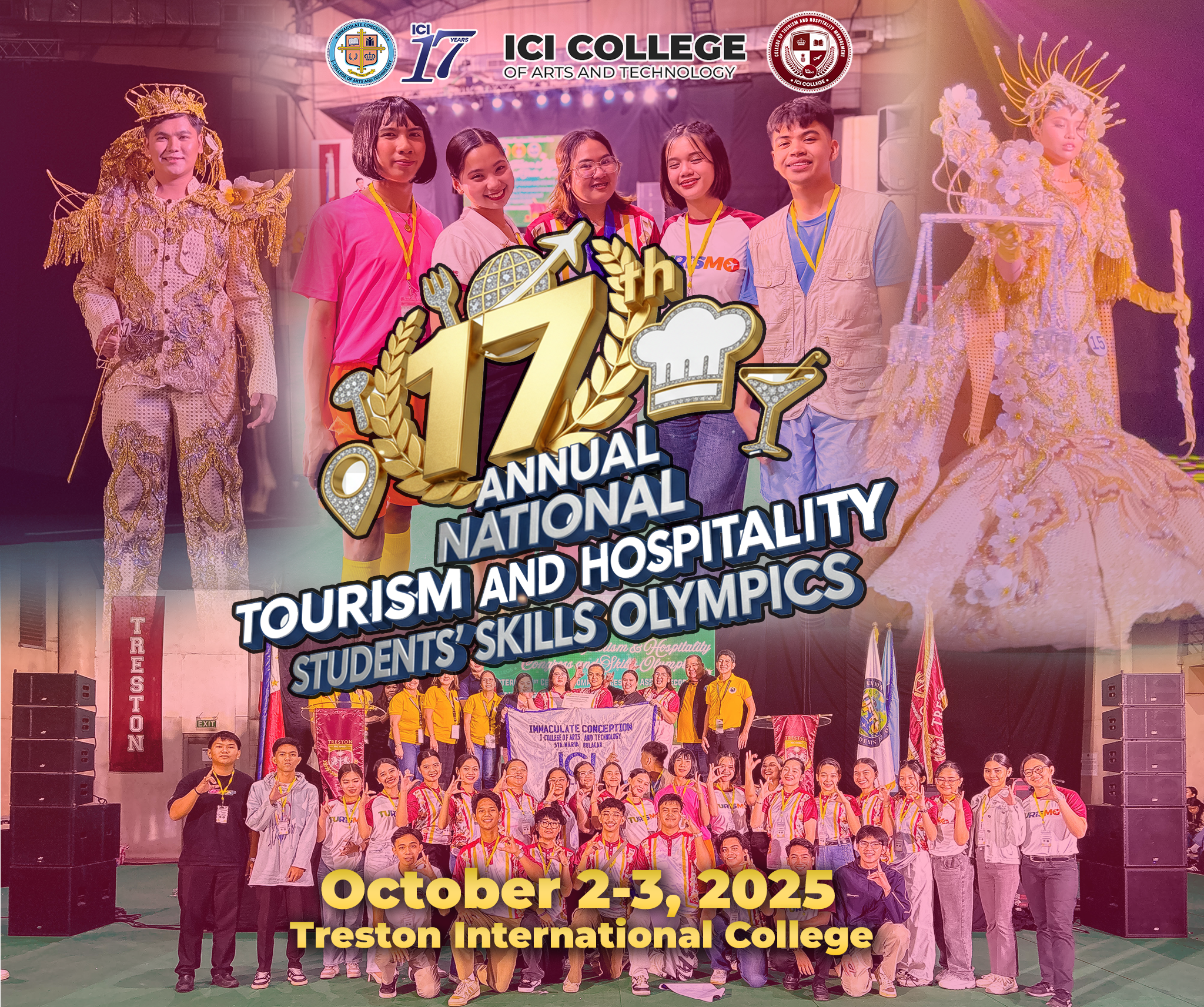 CTHM ICONS Shine at the 17th National Tourism and Hospitality Students’ Skills Olympics