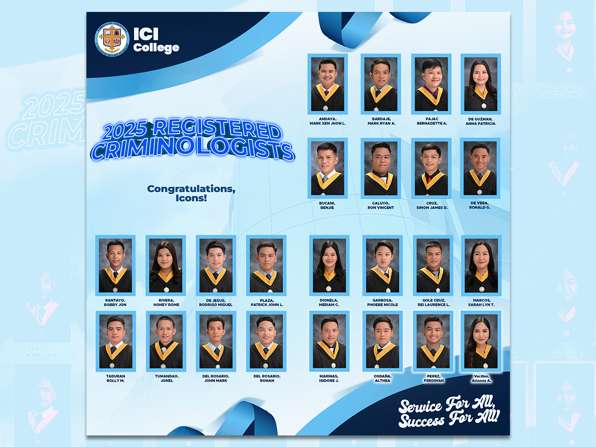 The Journey of an ICI Criminology Student