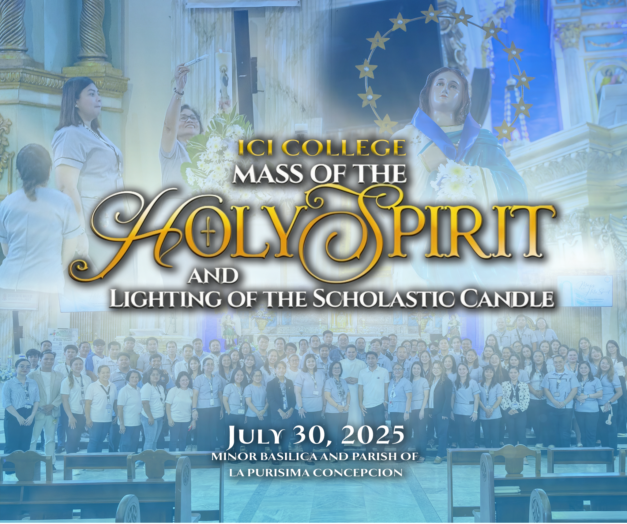 Guided by Faith and Discipline ICI College Begins Academic Year with Mass of the Holy Spirit