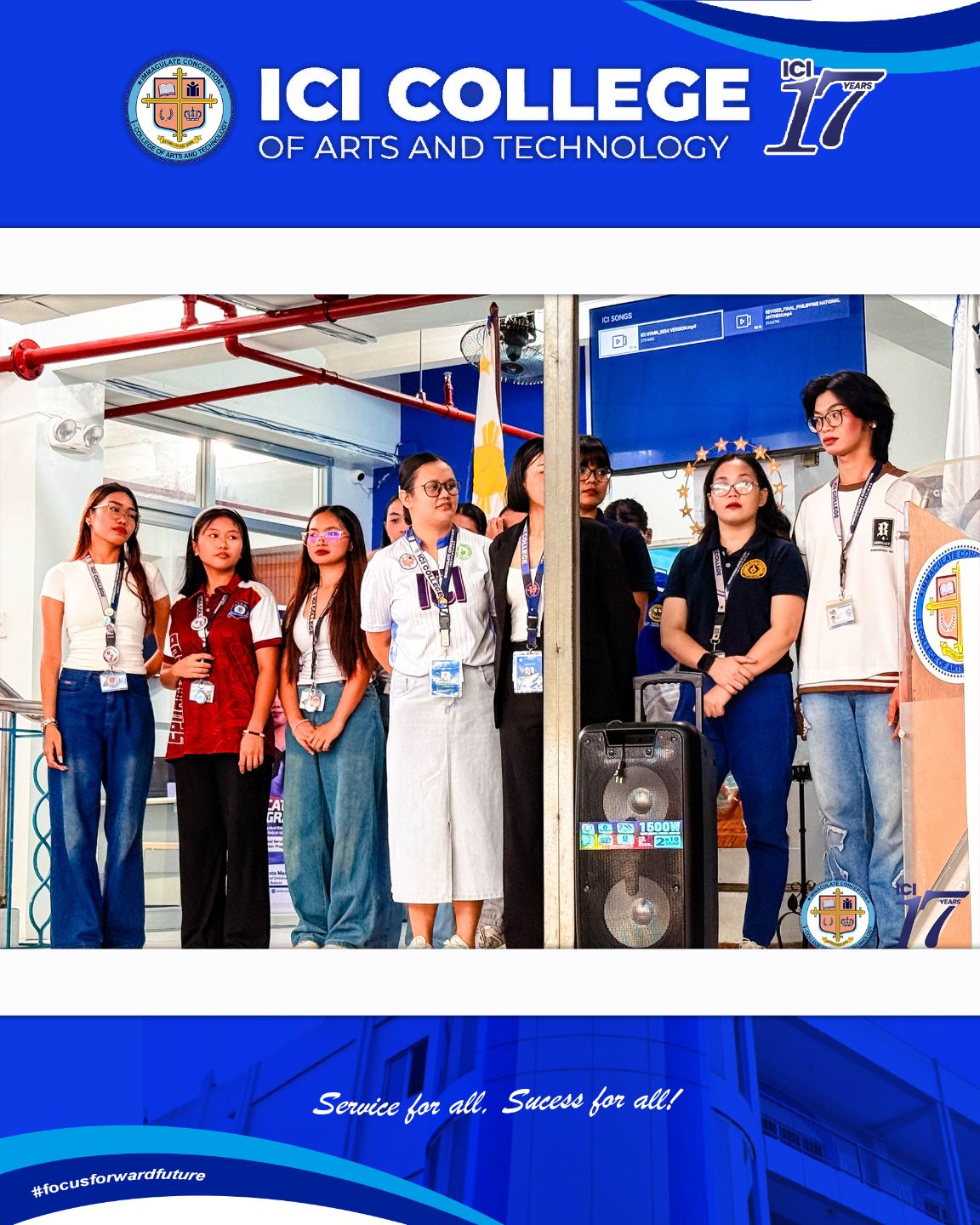 Rising with Knowledge : Students Celebrates Love for Learning at Flag Ceremony