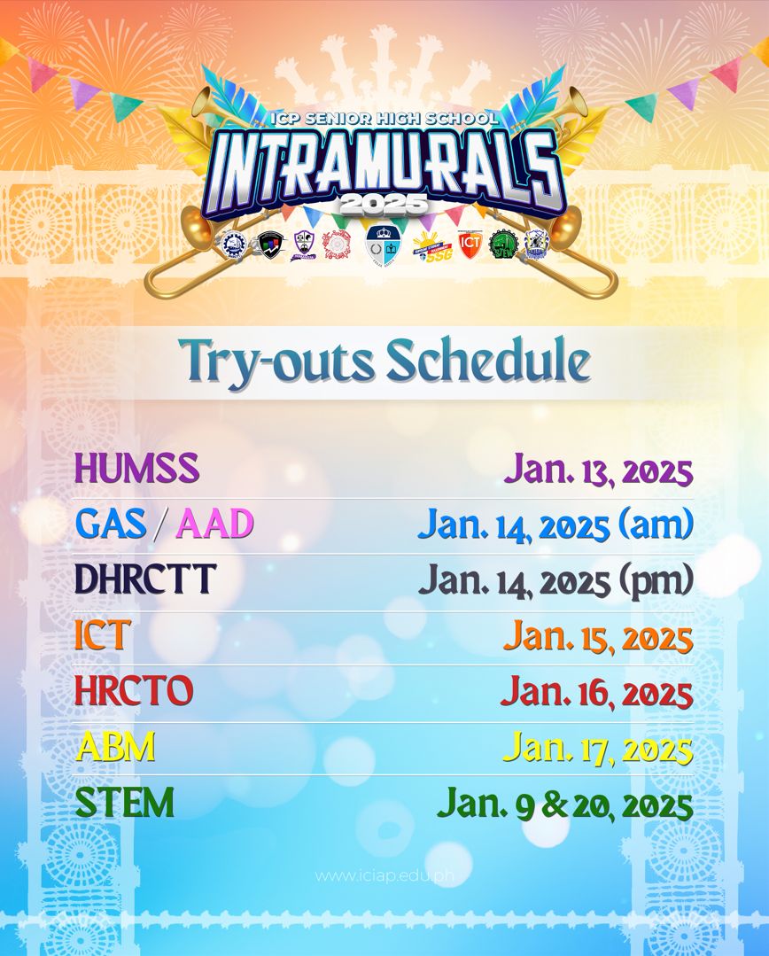 ICP INTRAMURALS TRY-OUTS