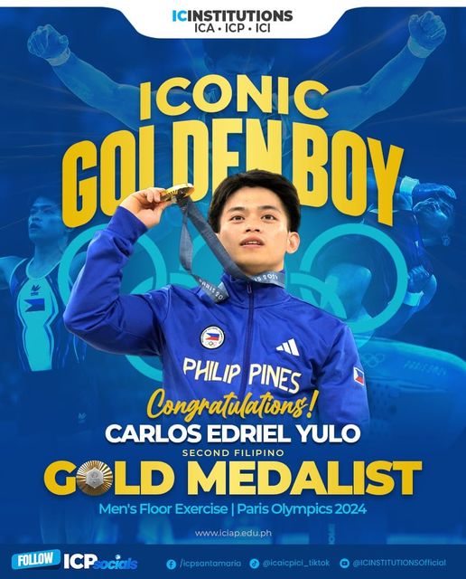 CARLOS YULO LOCKS-IN PH's 'SOPHOMORE GOLD' AMID ONGOING PARIS OLYMPIAD